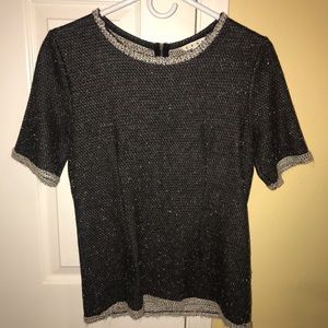 Cabi shortsleeved sweater black/grey